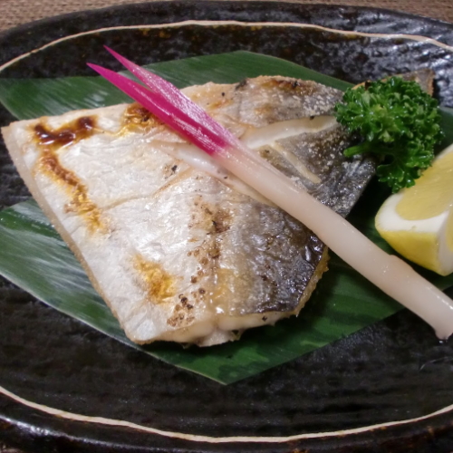 マナガツオの塩焼き